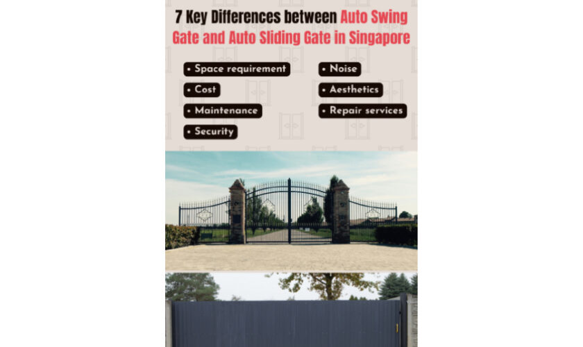 7 Key Differences between Auto Swing Gate and Auto Sliding Gate in Singapore